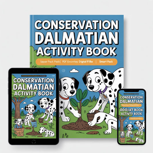 Conservation Dalmatian Activity Book – Upper Elementary Learning eBook | Smart Pack Pack - PDF Digital File